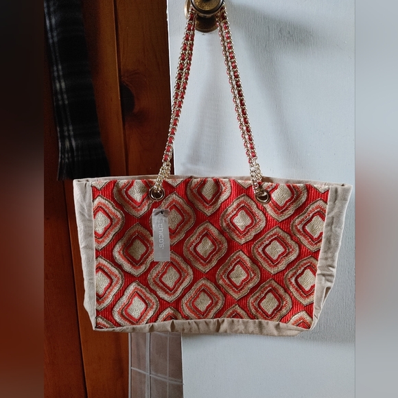 Chico Beaded Tote Bag NWT - Picture 4 of 8